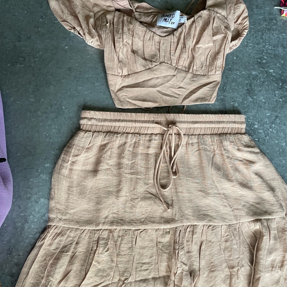 Tan princess Polly set